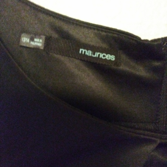 Black Dress with Black Flowers - Picture 4 of 8